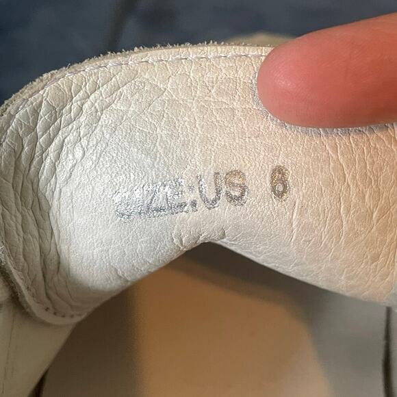 Rebecca Minkoff Michell Shoes Studded Taupe Leather Casual Sneakers U.S. Size 6 - Picture 9 of 10